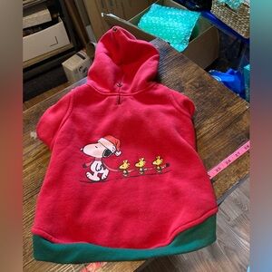 Peanuts Christmas dog hoodie